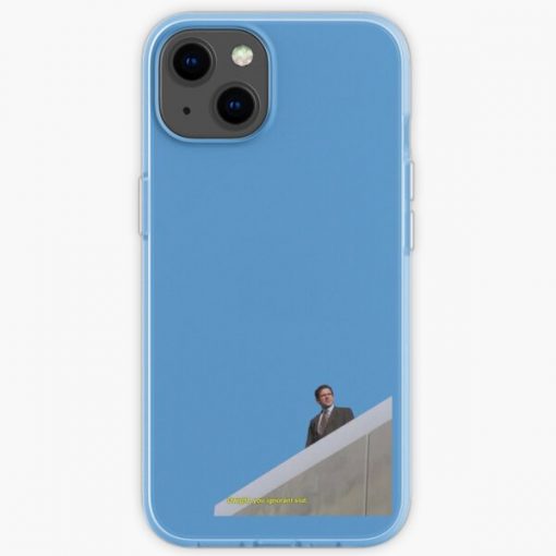 the office quote - dwight you ignorant slut iPhone Soft Case RB1801 product Offical The Office Merch