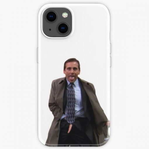 Michael Scott Flashing The Office iPhone Soft Case RB1801 product Offical The Office Merch