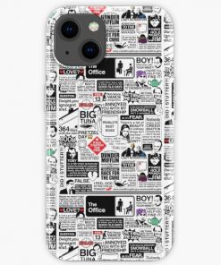 Wise Words From The Office - The Office Quotes (Variant) iPhone Soft Case RB1801 product Offical The Office Merch