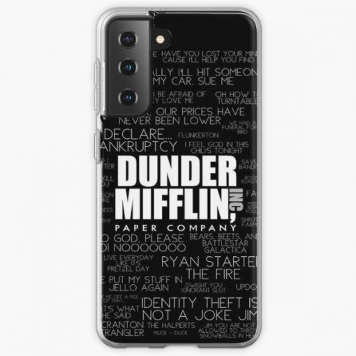 The Office™ Quotes Dunder Mifflin Inc.  Samsung Galaxy Soft Case RB1801 product Offical The Office Merch