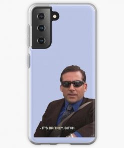 michael scott, the office - it's britney, bitch Samsung Galaxy Soft Case RB1801 product Offical The Office Merch