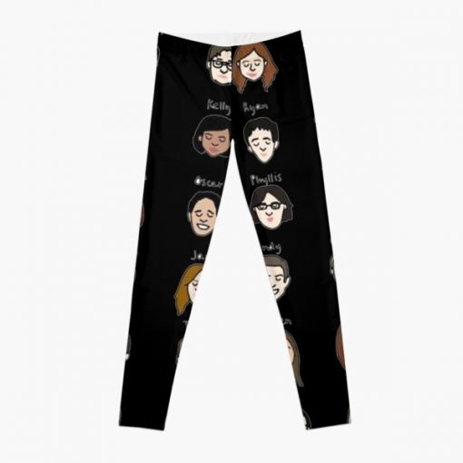The Faces of The Office Leggings RB1801 product Offical The Office Merch