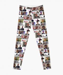 The Office US Montage, Dwighst Schute, Michael Scott, Gifts, Collage Leggings RB1801 product Offical The Office Merch