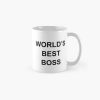 Worlds Best Boss The Office Dunder Mifflin Classic Mug RB1801 product Offical The Office Merch