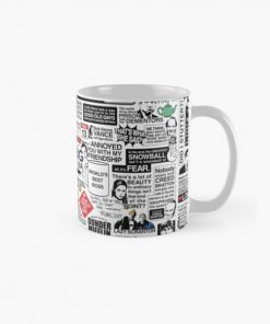 Wise Words From The Office - The Office Quotes (Variant) Classic Mug RB1801 product Offical The Office Merch