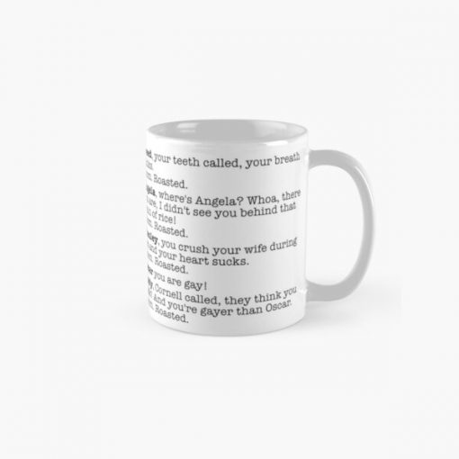 Boom. Roasted. The Office Classic Mug RB1801 product Offical The Office Merch