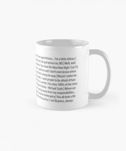The office - Michael Scott quotes Classic Mug RB1801 product Offical The Office Merch