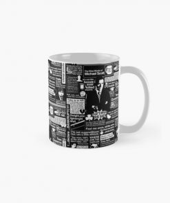 The Wise Words of Michael Scott Classic Mug RB1801 product Offical The Office Merch