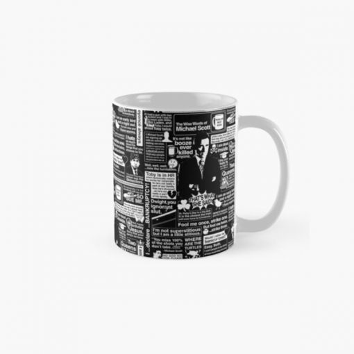 The Wise Words of Michael Scott Classic Mug RB1801 product Offical The Office Merch