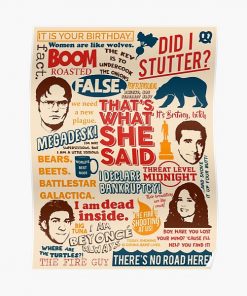 All the Best Quotes from The Office - "That's What She Said"! Poster RB1801 product Offical The Office Merch