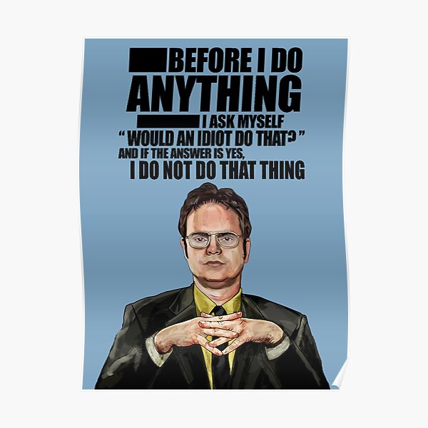 The Office Posters - The Office - Dwight K. Schrute Poster RB1801 | The ...