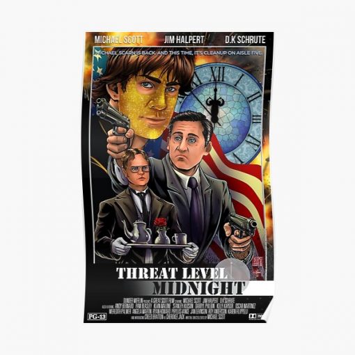Threat Level Midnight - The Office Poster RB1801 product Offical The Office Merch