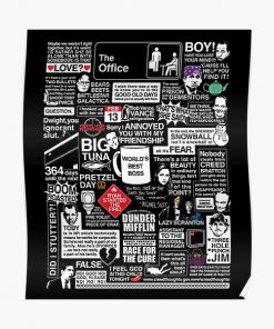 Wise Words From The Office - The Office Quotes Poster RB1801 product Offical The Office Merch