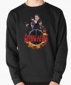 THREAT LEVEL MIDNIGHT Pullover Sweatshirt RB1801 product Offical The Office Merch