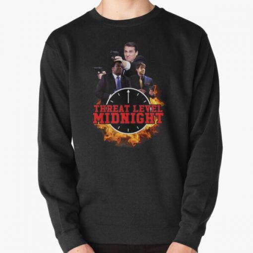 THREAT LEVEL MIDNIGHT Pullover Sweatshirt RB1801 product Offical The Office Merch