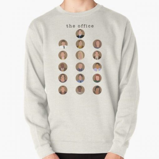 The Office Minimalist Cast Pullover Sweatshirt RB1801 product Offical The Office Merch