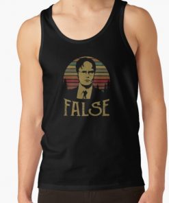 Office TV Series Dwight Schrute False Vintage Graphic Tank Top RB1801 product Offical The Office Merch