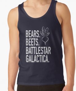 Bears. Beets. Battlestar Galactica. T-Shirt, Dunder Mifflin, Dwight Schrute, Beet Farm Tank Top RB1801 product Offical The Office Merch
