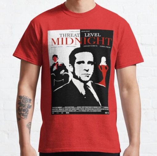 The Office: Threat Level Midnight Movie Poster Classic T-Shirt RB1801 product Offical The Office Merch