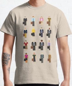 The Office: Characters Classic T-Shirt RB1801 product Offical The Office Merch