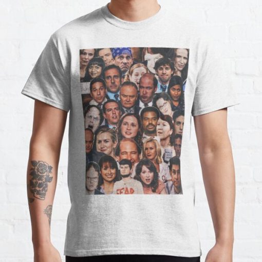 The Office Collage  Classic T-Shirt RB1801 product Offical The Office Merch