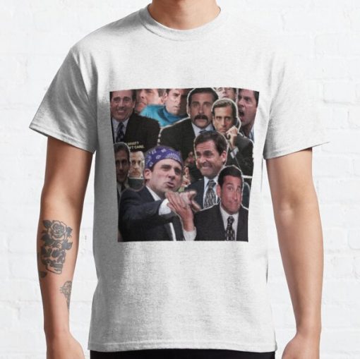 The Office Michael Scott - Steve Carell Classic T-Shirt RB1801 product Offical The Office Merch