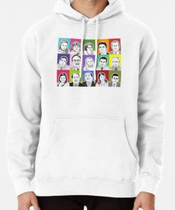 The Office Cast Pullover Hoodie RB1801 product Offical The Office Merch