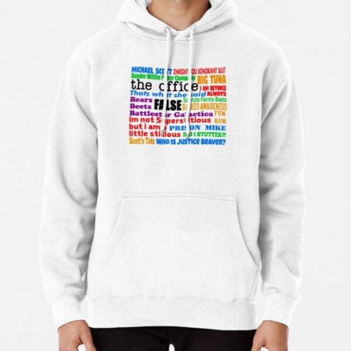 The Office Quotes Pullover Hoodie RB1801 product Offical The Office Merch