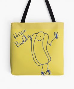 The Office "Hiya Buddy" Sticky Note  All Over Print Tote Bag RB1801 product Offical The Office Merch