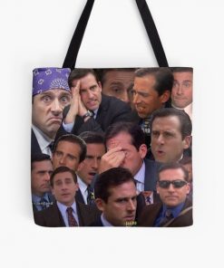 The Office Set All Over Print Tote Bag RB1801 product Offical The Office Merch