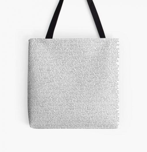 The Office pilot episode script (us) All Over Print Tote Bag RB1801 product Offical The Office Merch