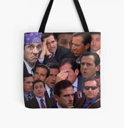 The Office Set All Over Print Tote Bag RB1801 product Offical The Office Merch