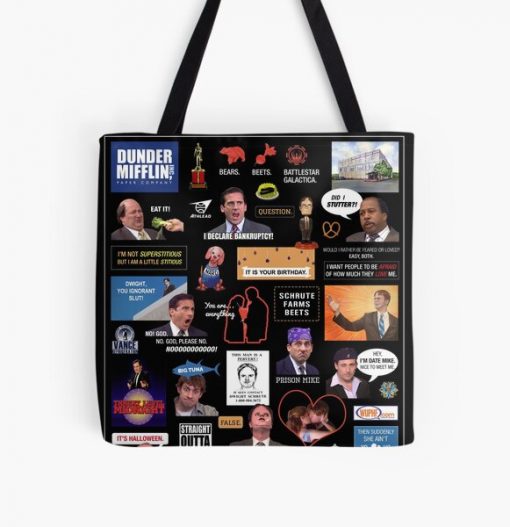 The Office US Montage All Over Print Tote Bag RB1801 product Offical The Office Merch