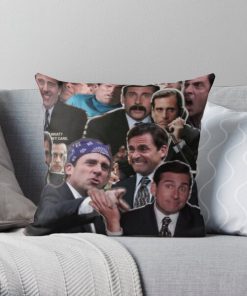 The Office Michael Scott - Steve Carell Throw Pillow RB1801 product Offical The Office Merch
