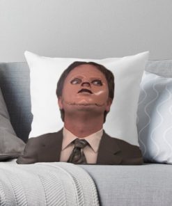 Dwight the office  Throw Pillow RB1801 product Offical The Office Merch