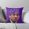 prison mike Throw Pillow RB1801 product Offical The Office Merch