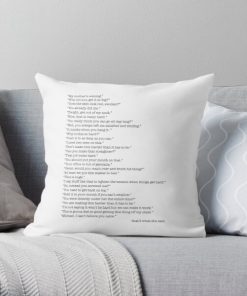 Every That's What She Said From The Office Throw Pillow RB1801 product Offical The Office Merch