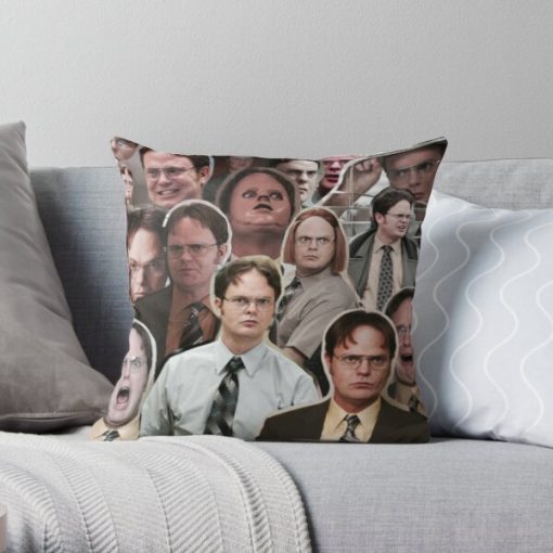 Dwight Schrute - The Office Throw Pillow RB1801 product Offical The Office Merch