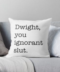 Dwight The Office Quote Throw Pillow RB1801 product Offical The Office Merch