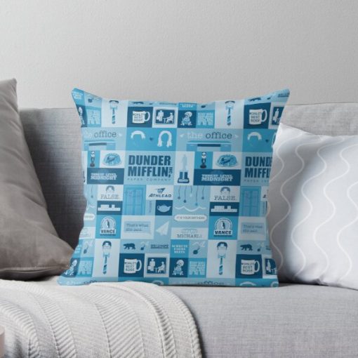 The Office Pillows – The Office Stickers Throw Pillow