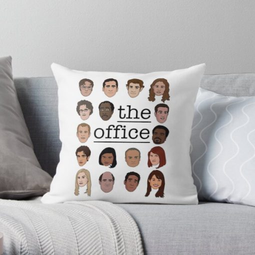 The Office Crew Throw Pillow RB1801 product Offical The Office Merch
