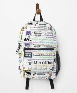 The office collage  Backpack RB1801 product Offical The Office Merch
