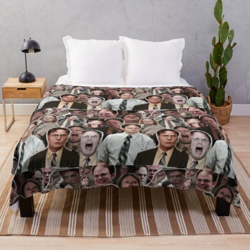 Dwight Schrute - The Office Throw Blanket RB1801 product Offical The Office Merch