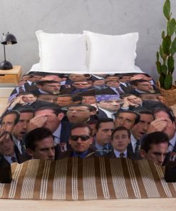 The Office Set Throw Blanket RB1801 product Offical The Office Merch
