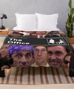 The Office Collage Throw Blanket RB1801 product Offical The Office Merch