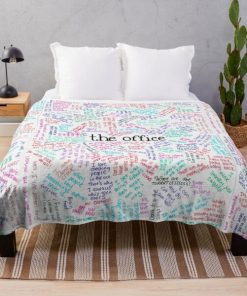 Quotes of The Office Throw Blanket RB1801 product Offical The Office Merch