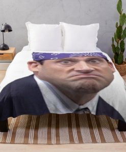 prison mike Throw Blanket RB1801 product Offical The Office Merch