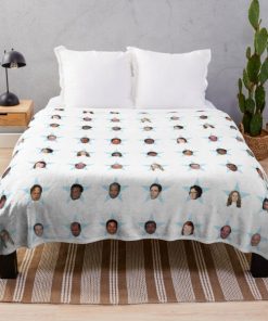 The Office Cast Star Stickers Throw Blanket RB1801 product Offical The Office Merch