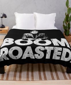 Boom. Roasted. - Michael Scott Throw Blanket RB1801 product Offical The Office Merch