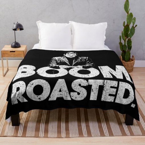Boom. Roasted. - Michael Scott Throw Blanket RB1801 product Offical The Office Merch